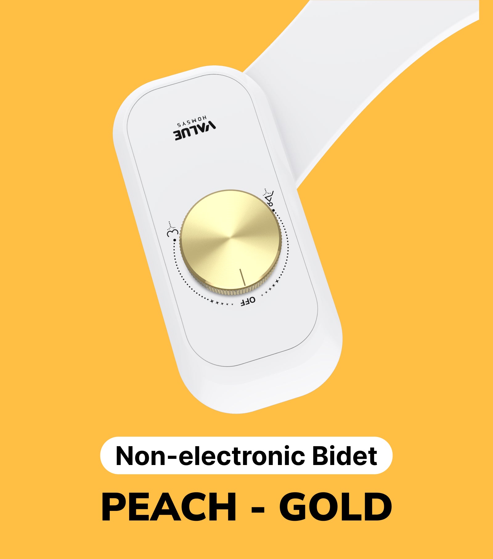 Gold | Peach non-electric Bidet | VH-MG100
