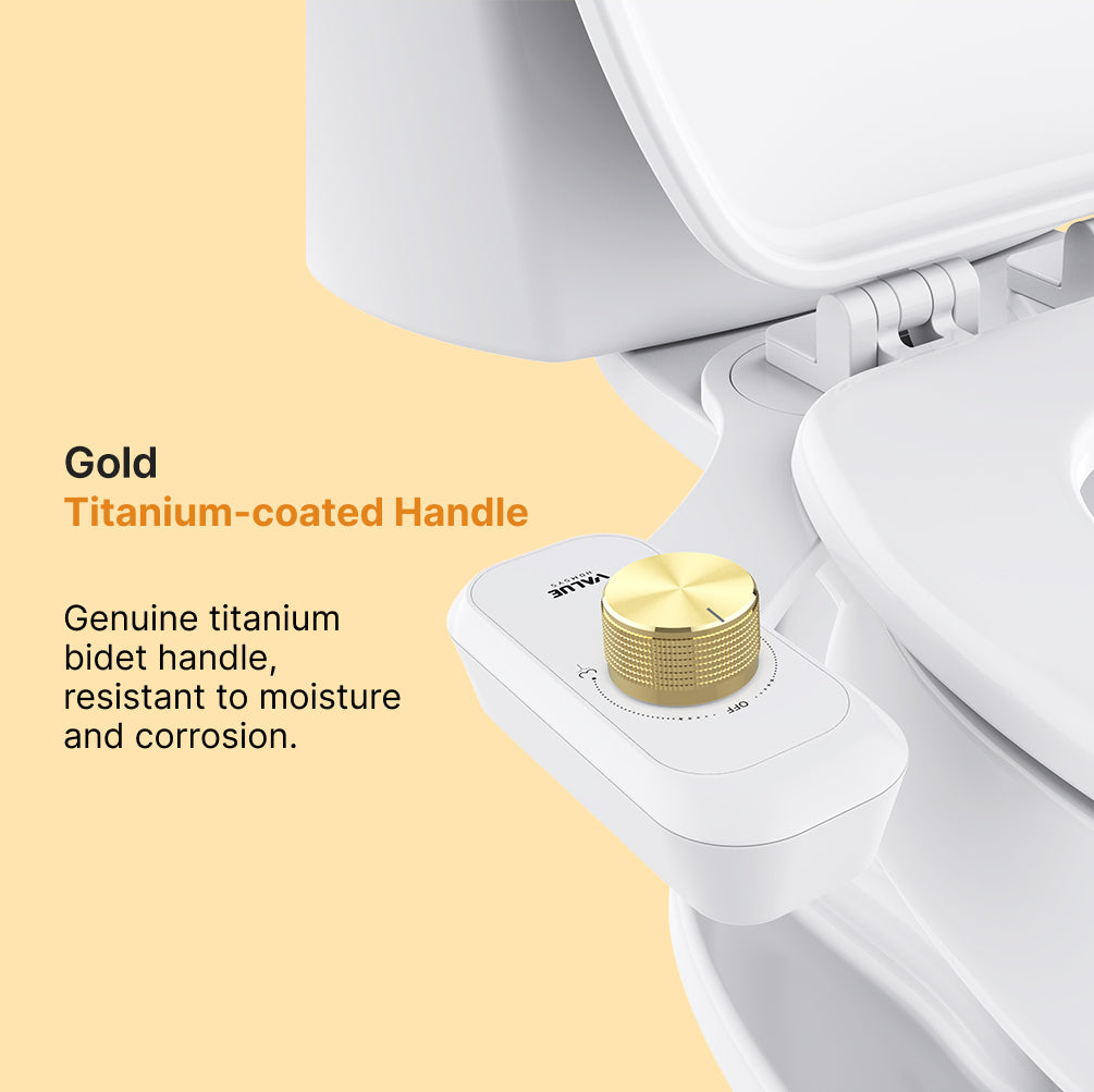 Gold | Peach non-electric Bidet