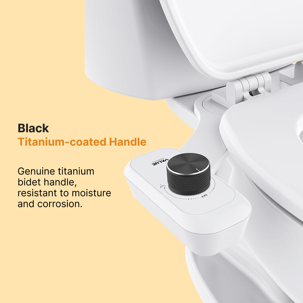 Black | Peach non-electric Bidet