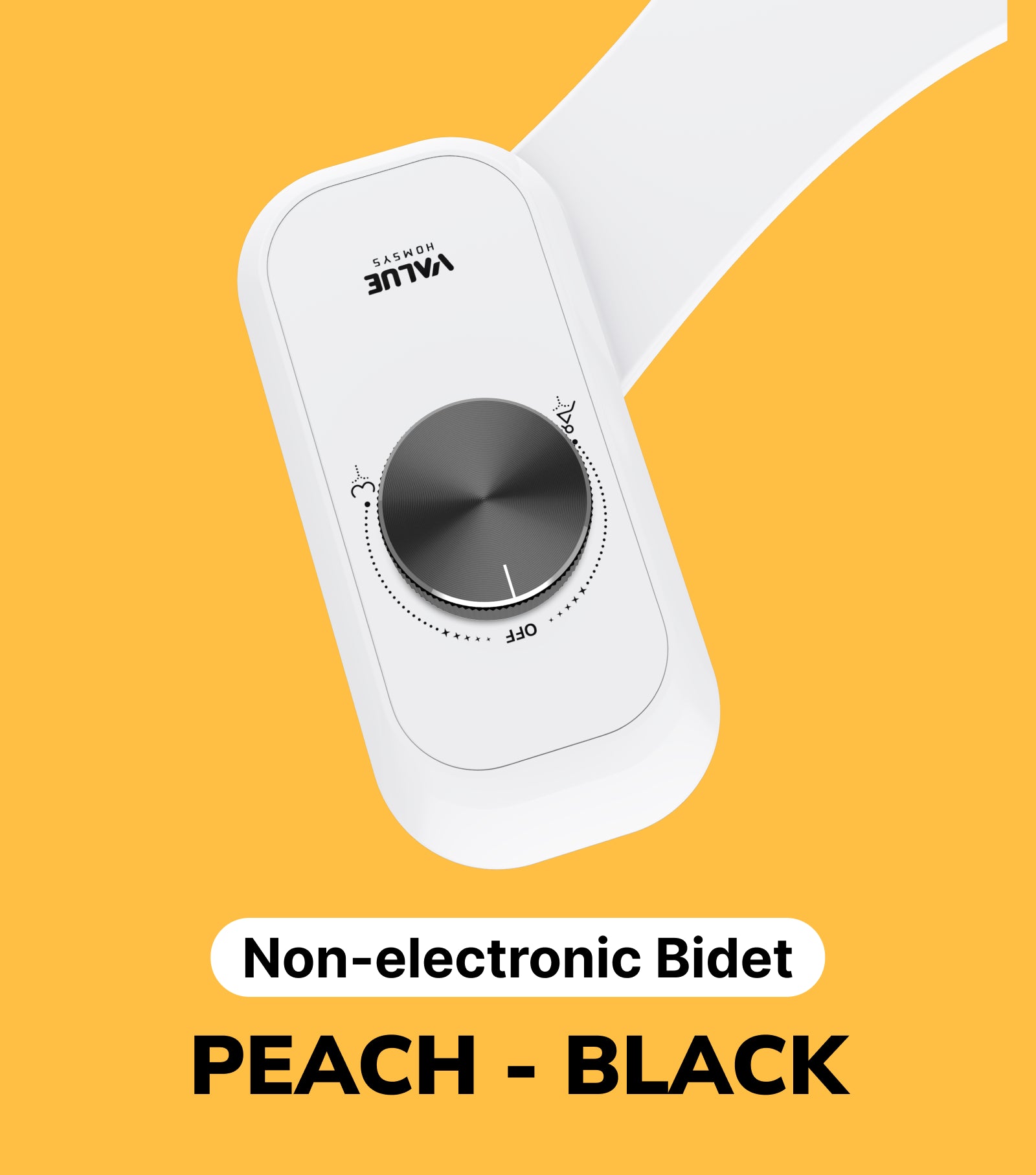 Peach non-electric Bidet